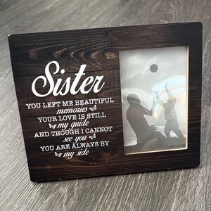 Sister Sentimental In Memoriam Photo Frame